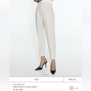 Zara High Waist Trousers